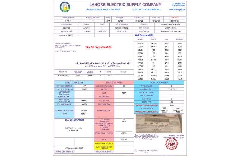 Lesco Bill full image