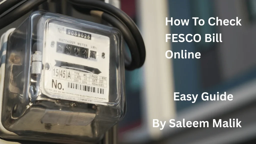 how to check fesco bill online How to check fesco bill online