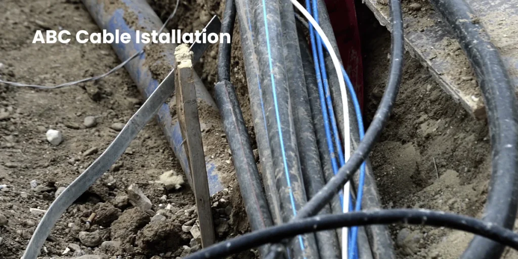 abc cable installation ABC Cable Installation in Chunian Division